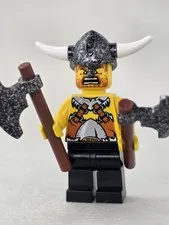 Lego Minifigure - Viking Warrior Black Hips and Legs (vik023) 3h