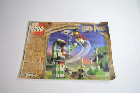 Instructions Lego Harry Potter 4726 Quidditch Training Manual 2002 Booklet...