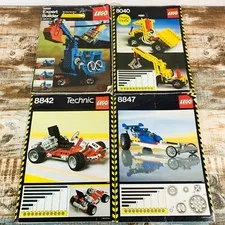 Vintage Classic LEGO Manual Lot 8040 8842 8847 8888 - Instructions ONLY