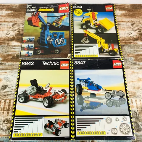 Vintage Classic LEGO Manual Lot 8040 8842 8847 8888 - Instructions ONLY