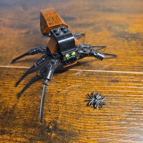 LEGO Harry Potter Aragog Spider Build Only Set 4738 Incomplete Missing One Leg