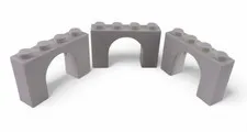 Genuine LEGO White Arch 1x4x2 6182 Building Brick Bricks Blocks Parts-Lot of 3