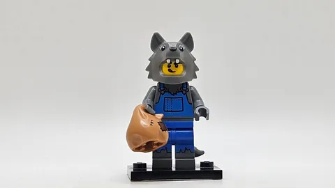 LEGO minifigure Wolf Costume col23-8 col405 CMF Series 23 animal suit