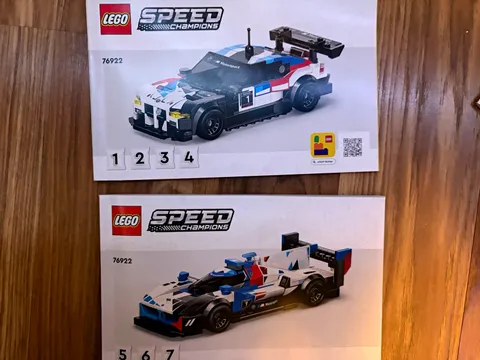 LEGO Speed Champions 76922 BMW M4 GT3 & M Hybrid V8 Race Cars 676pc