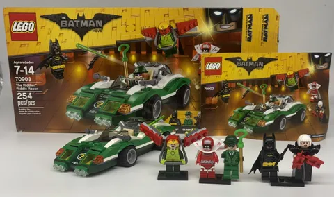 LEGO Batman Movie 70903 Riddler Riddle Racer 100% Complete Retired Set w/Box