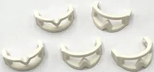 Lego 5 New White Minifigure Visors Snow Goggles Parts