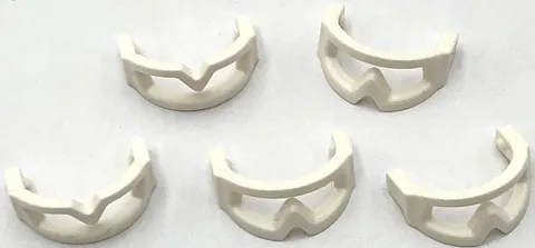 Lego 5 New White Minifigure Visors Snow Goggles Parts