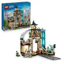 LEGO City Centraal Station Speelgoed voor Kinderen met Onderhoudswagon, Werkende