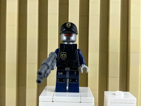 LEGO minifigure Robo SWAT tlm100 The LEGO Movie 70815 baseball cap hat
