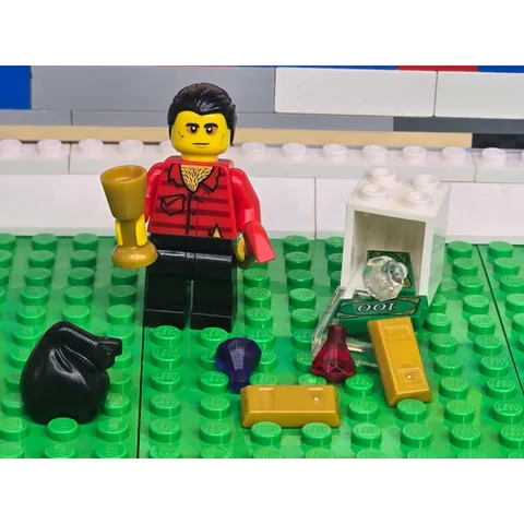 LEGO City Crook Vito Police Minifigure - Cty1205