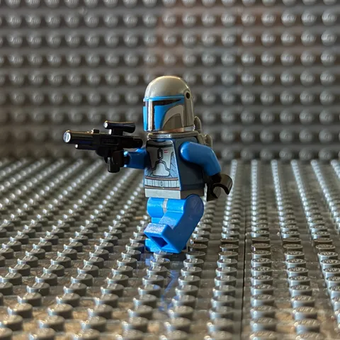 Lego Star Wars Mandalorian Death Watch Minifigure sw0296 w/ Weapon & Jetpack