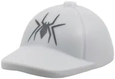 LEGO Minifigure Accessory Cap Spider-Man Web Light Bluish Gray Marvel #WAB011