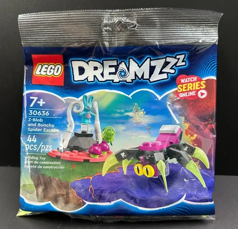 Lego Dreamzzz Z-Blob and Bunchu Spider Escape 44 Pc GWP Set 30636 NEW & SEALED
