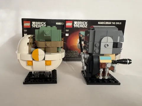 LEGO BRICKHEADZ: The Mandalorian & the Child ( Set 75317) Complete w/manuals