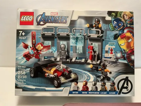 LEGO Super Heroes: Iron Man Armory (76167) Minor Box Damage ~SEALED~