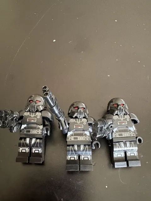 LEGO Star Wars Death Trooper Minifigure Lot of 3 w/ Blaster Accessories