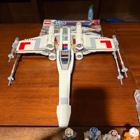 LEGO Star Wars 9493 X-Wing Starfighter 99% Complete Box Instructions Minifigs