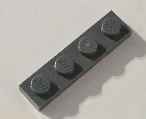 LEGO Parts - Dark Bluish Gray Plate 1 x 4 - No 3710