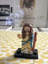 JESUS CHRIST THE SHEPHERD LEGO MINIFIG christian easter walking stick