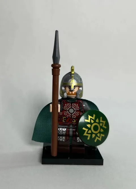 LEGO Éomer Minifigure 9471 LOTR Rohan Rider Custom Compatible Brick Figure