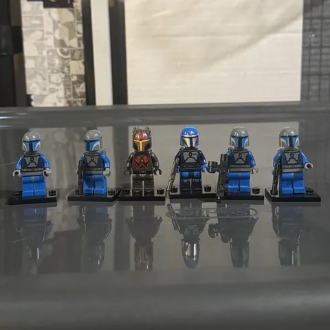 LEGO Star Wars Mandalorian Minifigures Lot of 6 (gar Saxon, Death Watch)