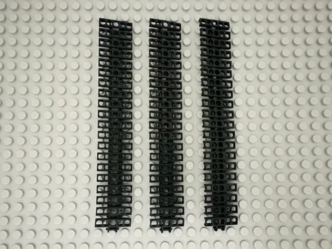 Lego Lot Of 60 Black Technic Tread Links 3873 Crane Tank Tracks Brand New Toys