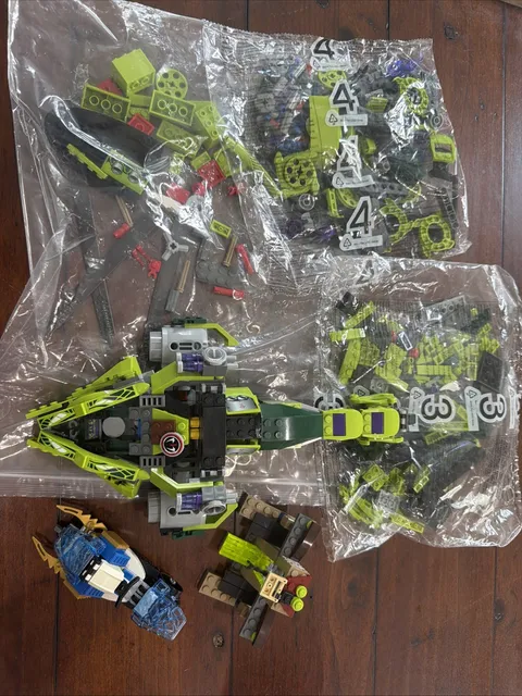 Lego Ninjago Rise Of The Snakes Incomplete Lot, Ambush Truck Rattlecopter Shrine