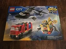 LEGO City Helicopter, Fire Truck & Submarine Remix 60462 New Sealed!