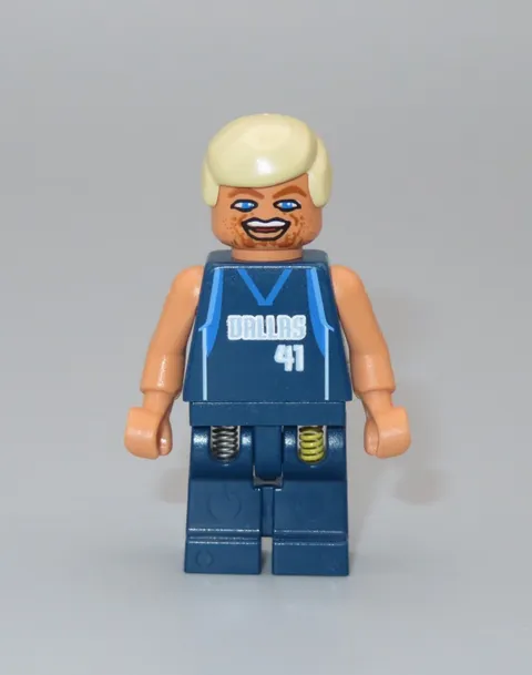 LEGO NBA # Dirk Nowitzk #41 Dallas Mavericks Basketball minifigure 3562 3433