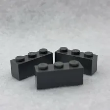 LEGO 3622 Dark Bluish Gray Brick 1 x 3 (x3)
