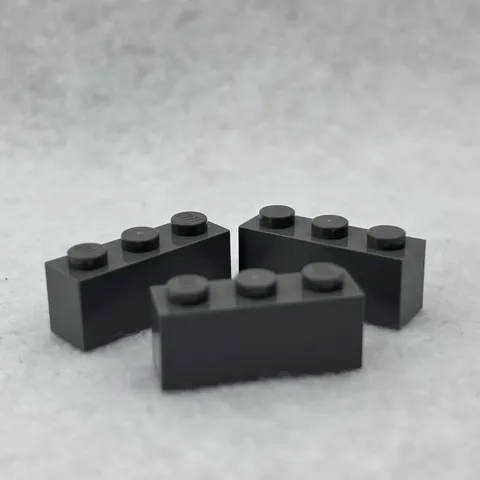 LEGO 3622 Dark Bluish Gray Brick 1 x 3 (x3)