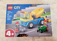 LEGO City 60325 Cement Mixer Truck 85 Pieces Building Toy Blocks Sealed