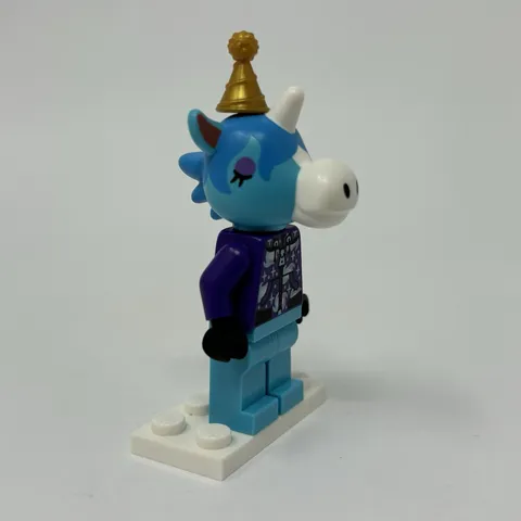 Lego Julian Minifigure Hat Dark Purple Hoodie 77046 Animal Crossing ACNH ani008