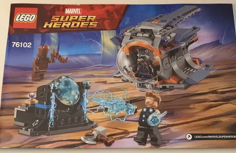 LEGO Marvel Superheroes  76102 Instructions Only No Bricks