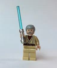 Lego Obi-Wan Kenobi Minifigure Star Wars 8092 Ben Old 8092 sw0274 jedi lot rare