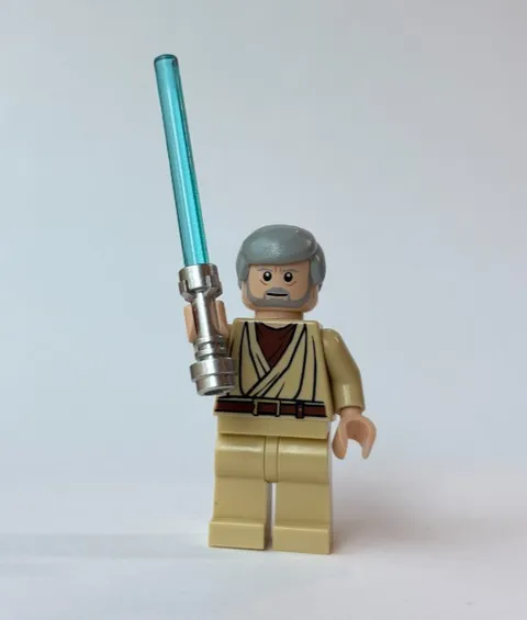 Lego Obi-Wan Kenobi Minifigure Star Wars 8092 Ben Old 8092 sw0274 jedi lot rare