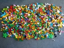 Huge LEGO DUPLO Lot - 10 lbs Figures Animals Flowers Chairs Windows Slides etc