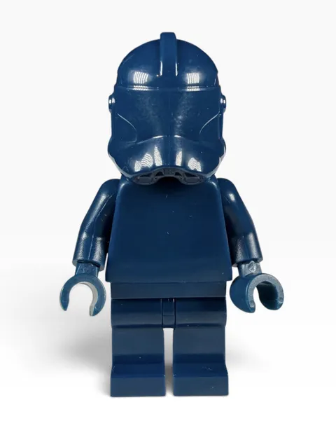 Official Lego Dark Blue Monochrome Prototype P2 Clone Trooper Minifigure RARE