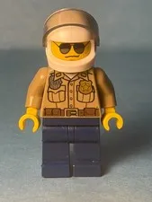 LEGO City Minifig cty0276 - Forest Police Officer - Light Scratches/No Cracks