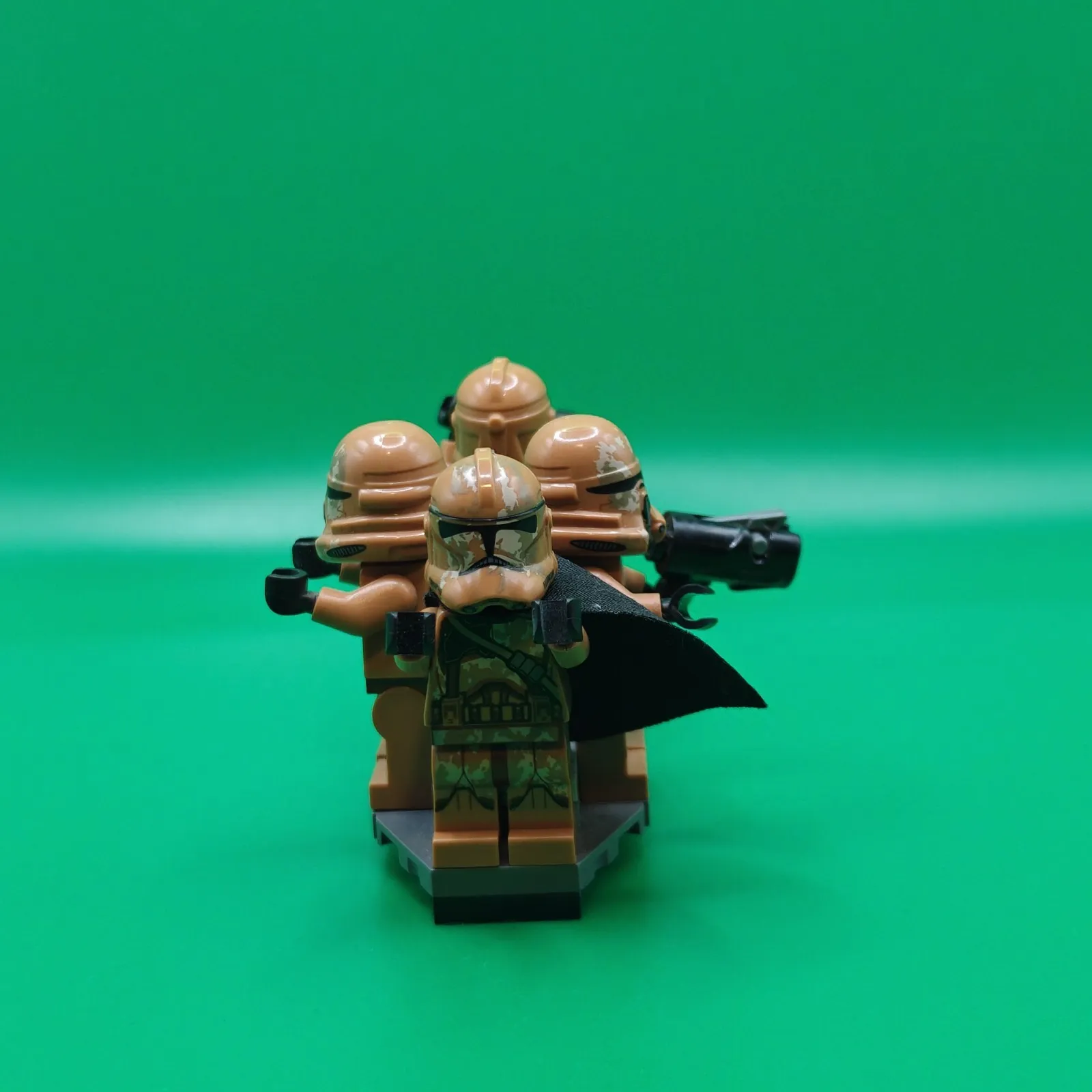 LEGO Star Wars Geonosis Clone Troopers Minifigure Lot (4 Figures) - Camo
