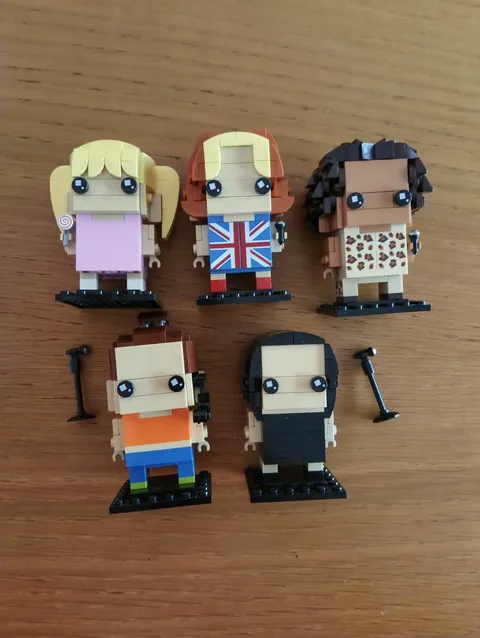 LEGO #40548 BrickHeadz Spice Girls Tribute Complete Set No Box/Instructions