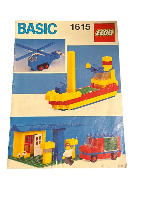 Lego Basic Building Set (1615) Instruction Booklet Only