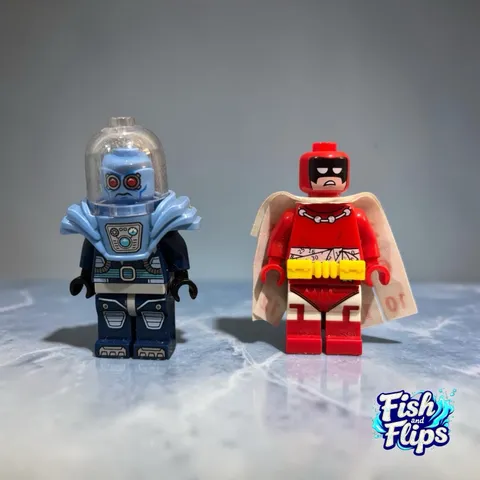 2 x DC Lego Minifigure Set - Calendar Man sh0335 & Mr Freeze SH0319 Figures Toys