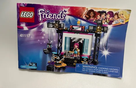 LEGO Friends Pop Star TV Studio 41117 194pcs inComplete Set No Box