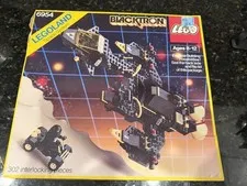 Vintage 1987 Lego Blacktron Renegade 6954 Box Only Plus Different Set Bricks