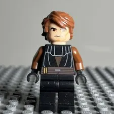 Lego Star Wars Anakin Skywalker Minifigure SW0618 Clone head - 2D
