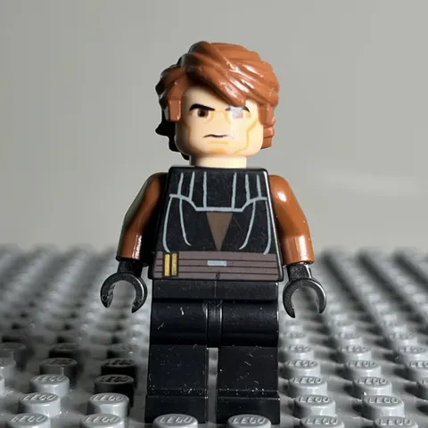 Lego Star Wars Anakin Skywalker Minifigure SW0618 Clone head - 2D