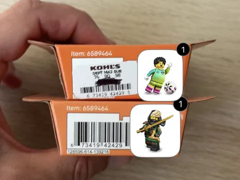 LEGO Minifigures Series 29 Bundle Mysterious Ronin & Soccer Goalkeeper SEALED