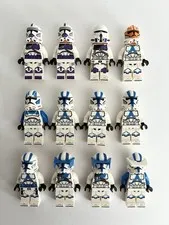 LEGO Star Wars Phase 2 Clone Trooper Lot (501st, 187th, 332nd) — 12 Minifigures