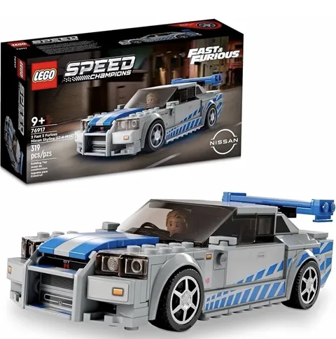 LEGO Speed Champions 2 Fast 2 Furious Nissan Skyline GT-R 76917 319pcs
